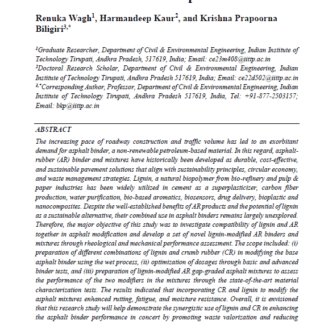 Unlocking the potential of lignin in asphalt-rubber: An attempt to synergize bio-based industrial waste with scrap tires